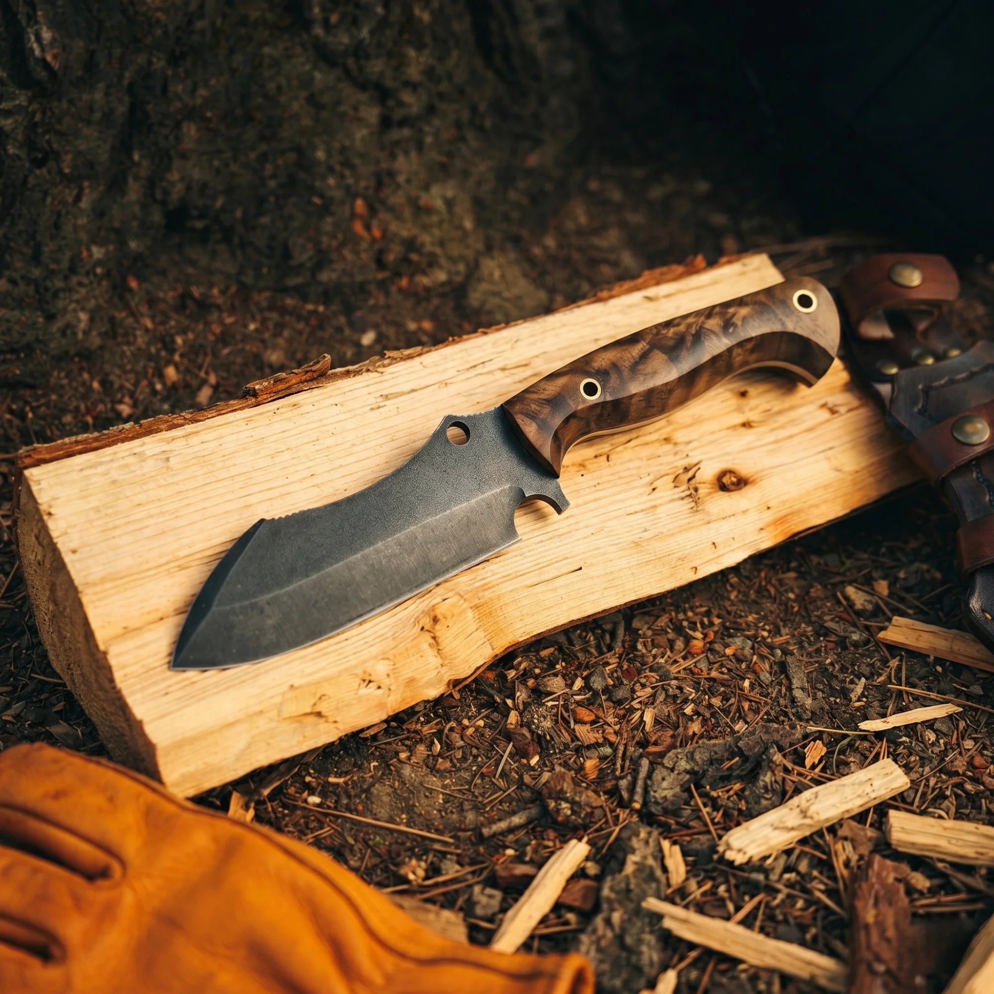 Karluk Almazan Bushcraft Bıçağı