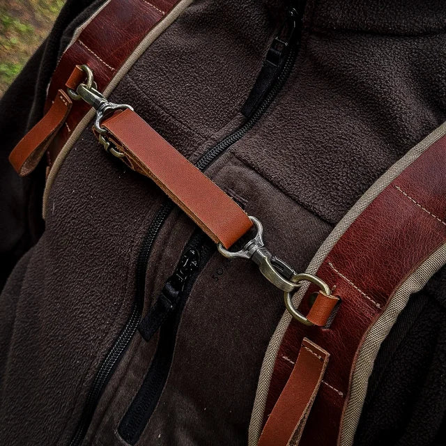 Deri Bushcraft Kamp Sırt Çantası