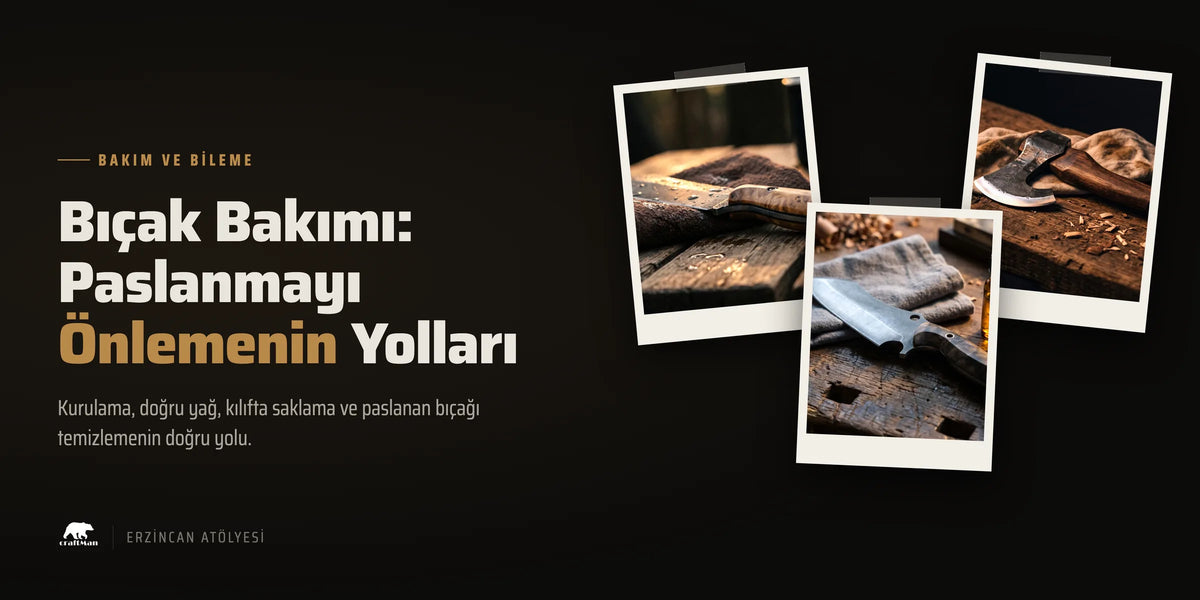 Bıçak bakımı ve paslanmayı önleme rehberinin kapak görseli