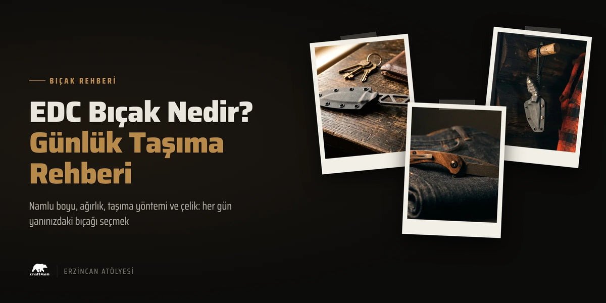 EDC bıçak nedir ve günlük taşıma bıçağı seçimi konulu Craftman yazısının kapak görseli
