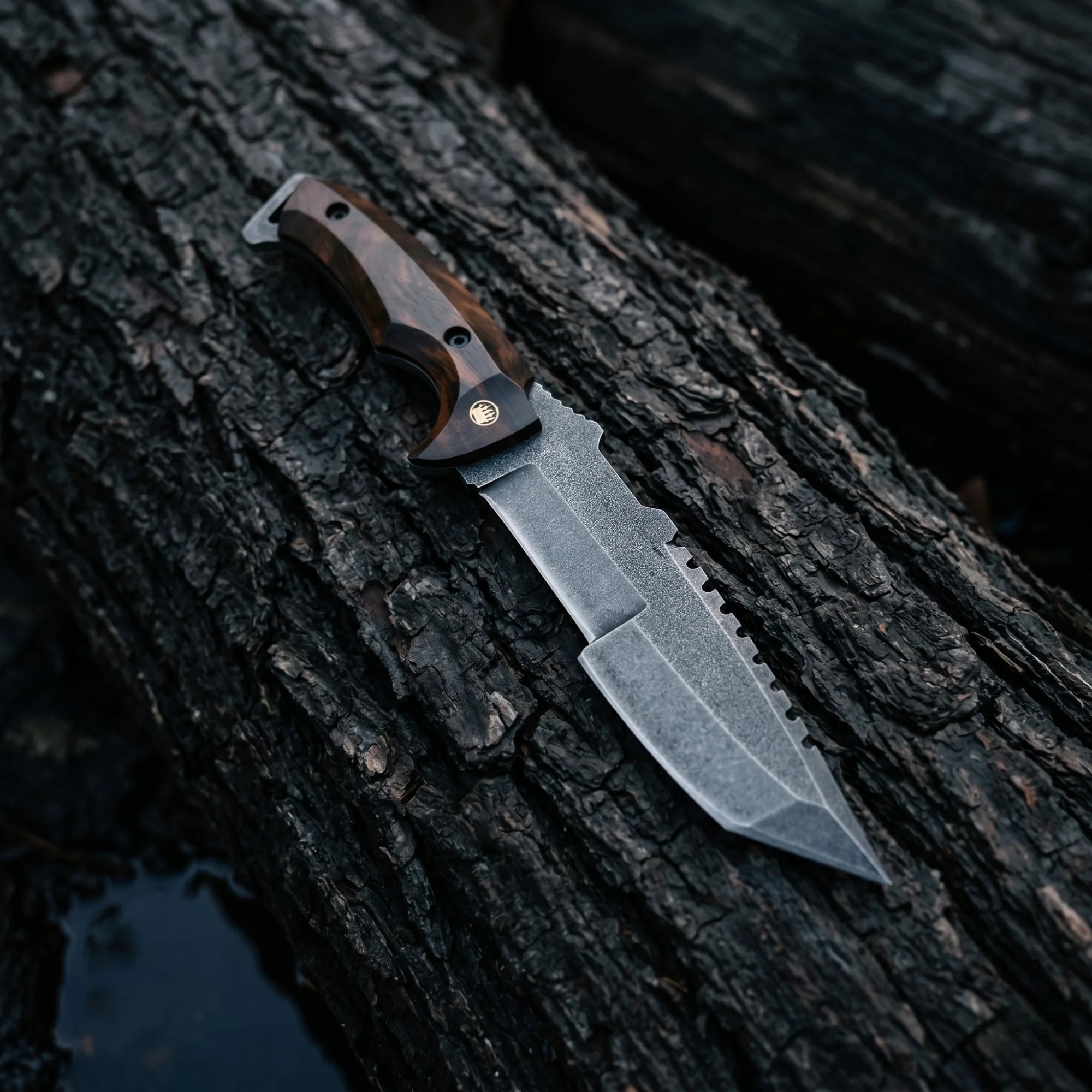 Harzemşah Çift Ağız Bushcraft Bıçağı