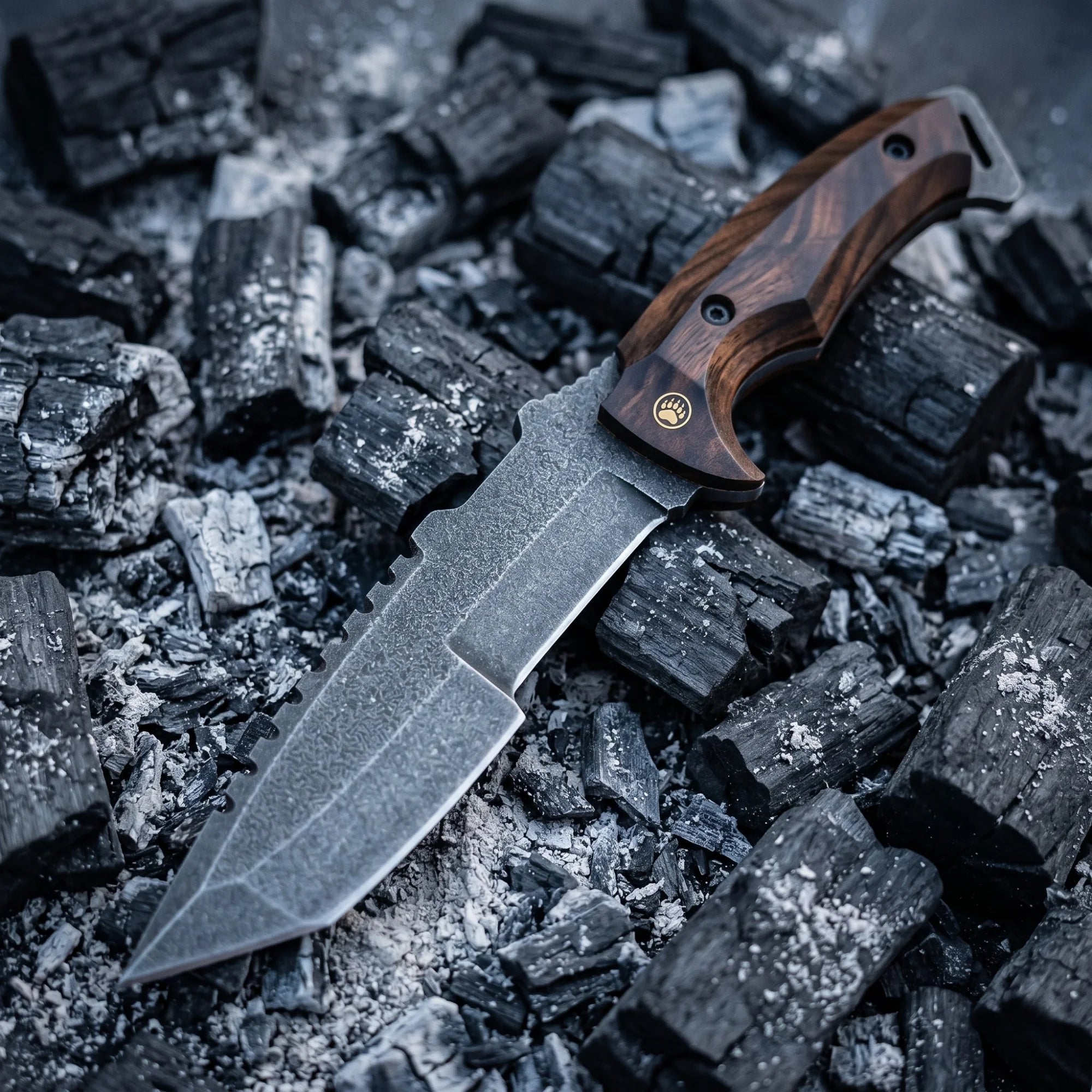 Harzemşah Çift Ağız Bushcraft Bıçağı