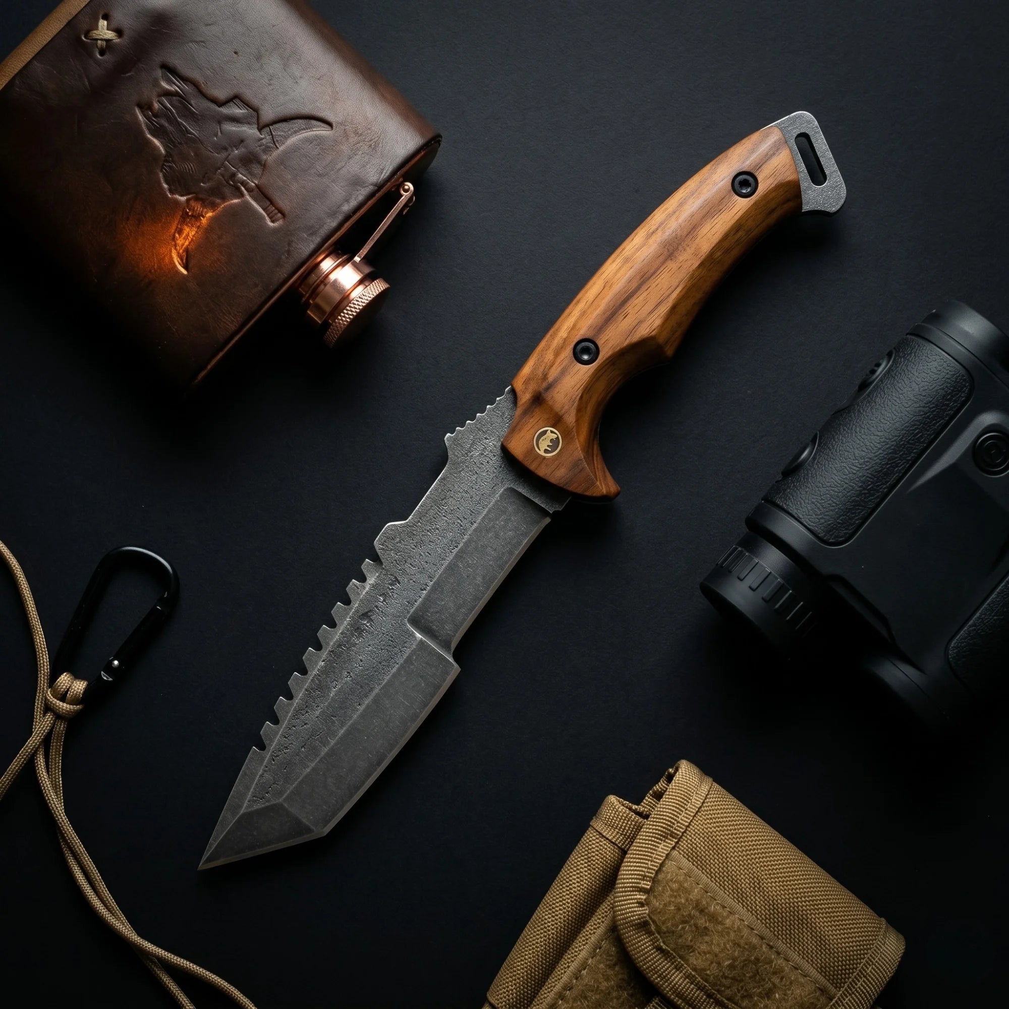 Harzemşah Çift Ağız Bushcraft Bıçağı