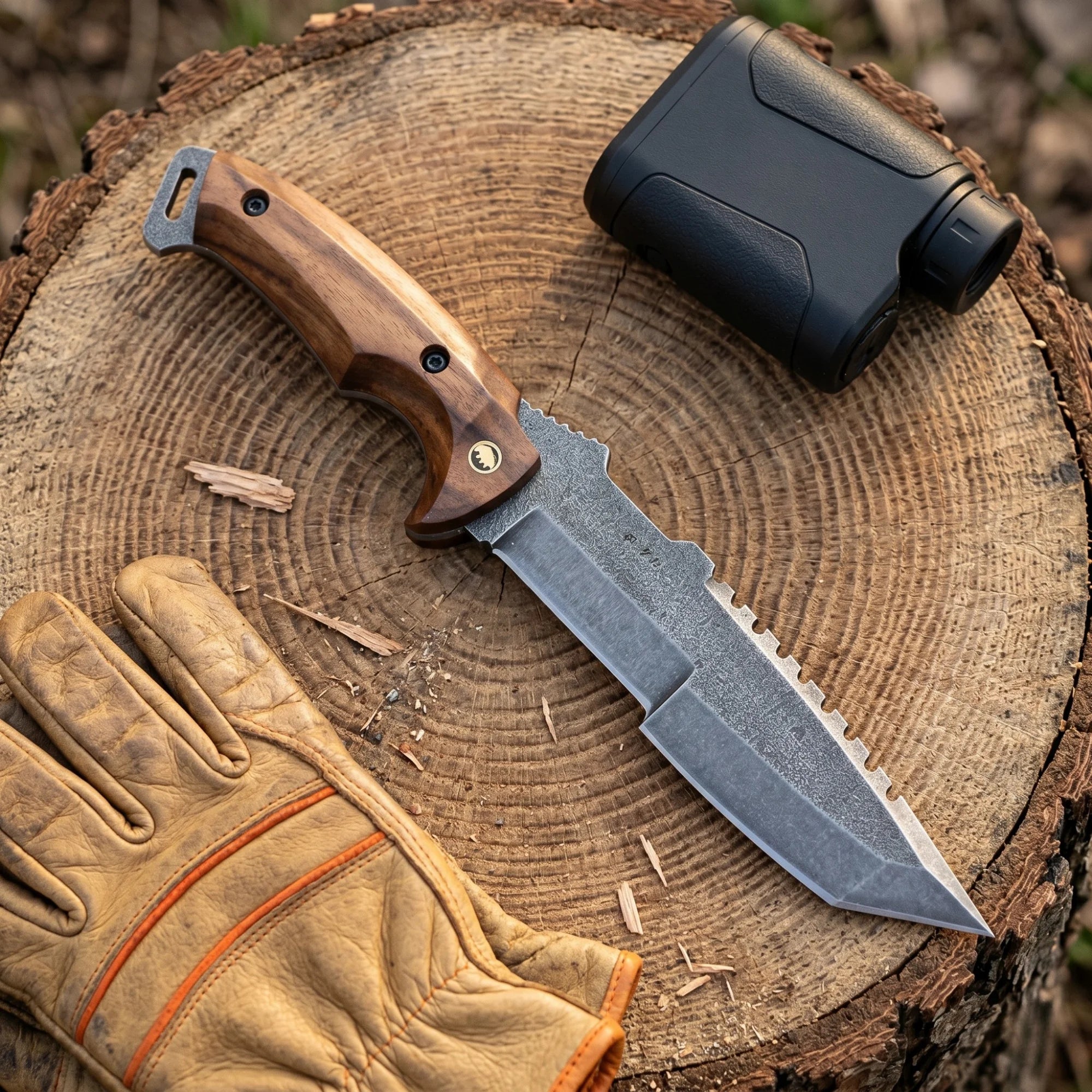 Harzemşah Çift Ağız Bushcraft Bıçağı