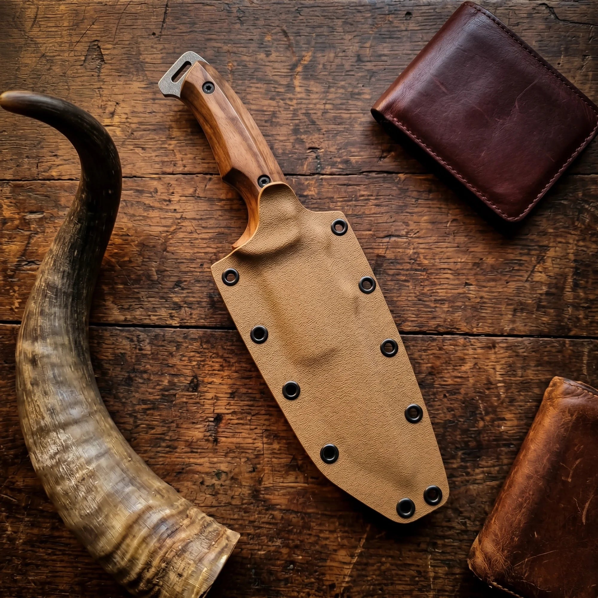 Harzemşah Çift Ağız Bushcraft Bıçağı