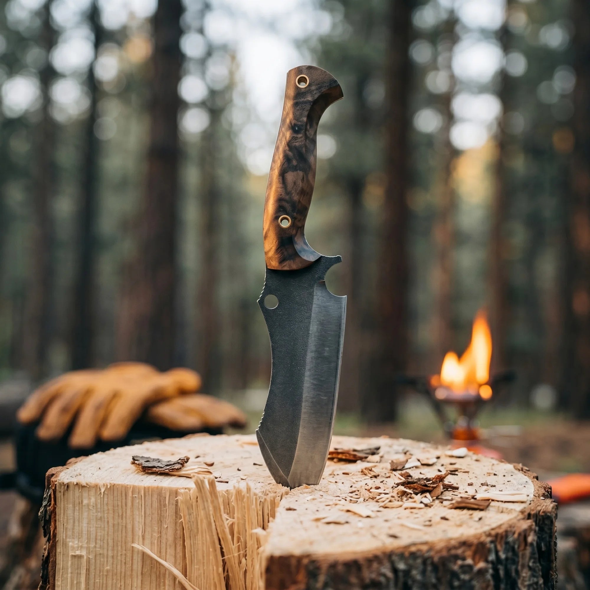 Karluk Almazan Bushcraft Bıçağı