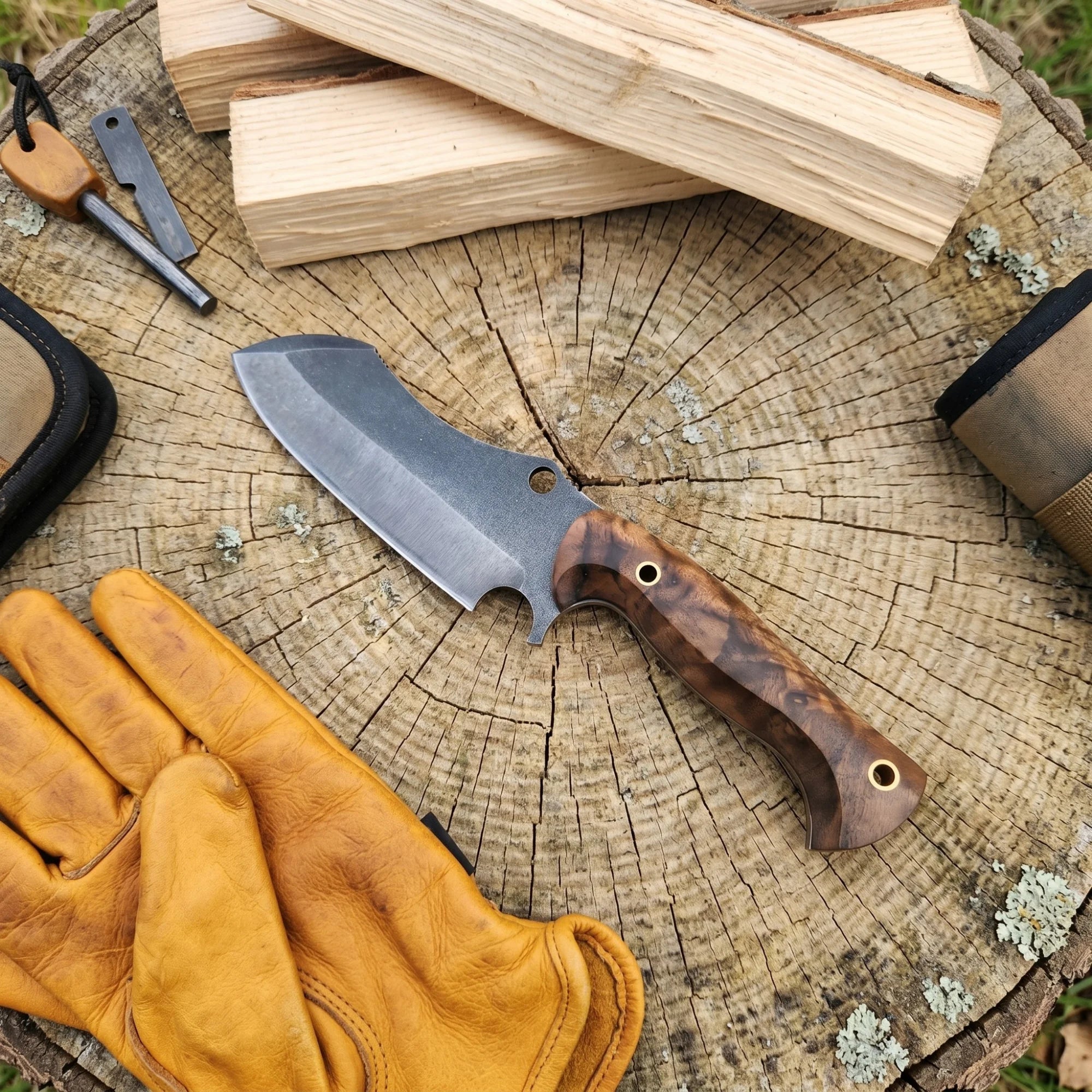 Karluk Almazan Bushcraft Bıçağı