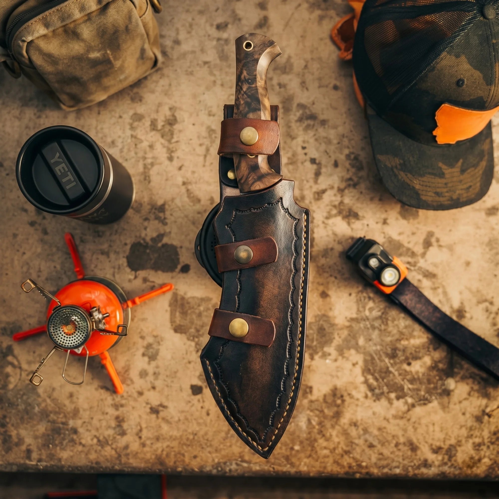 Karluk Almazan Bushcraft Bıçağı