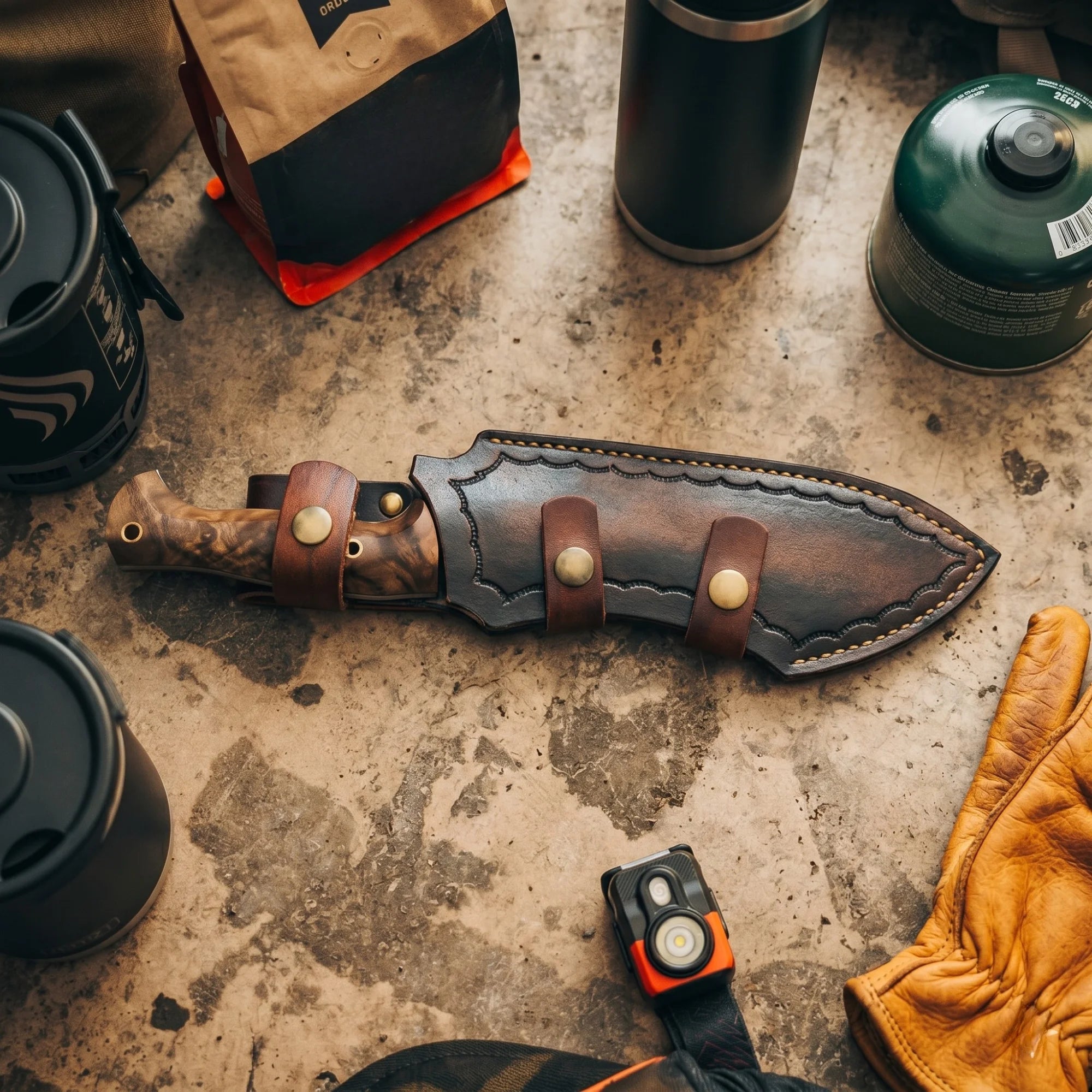 Karluk Almazan Bushcraft Bıçağı