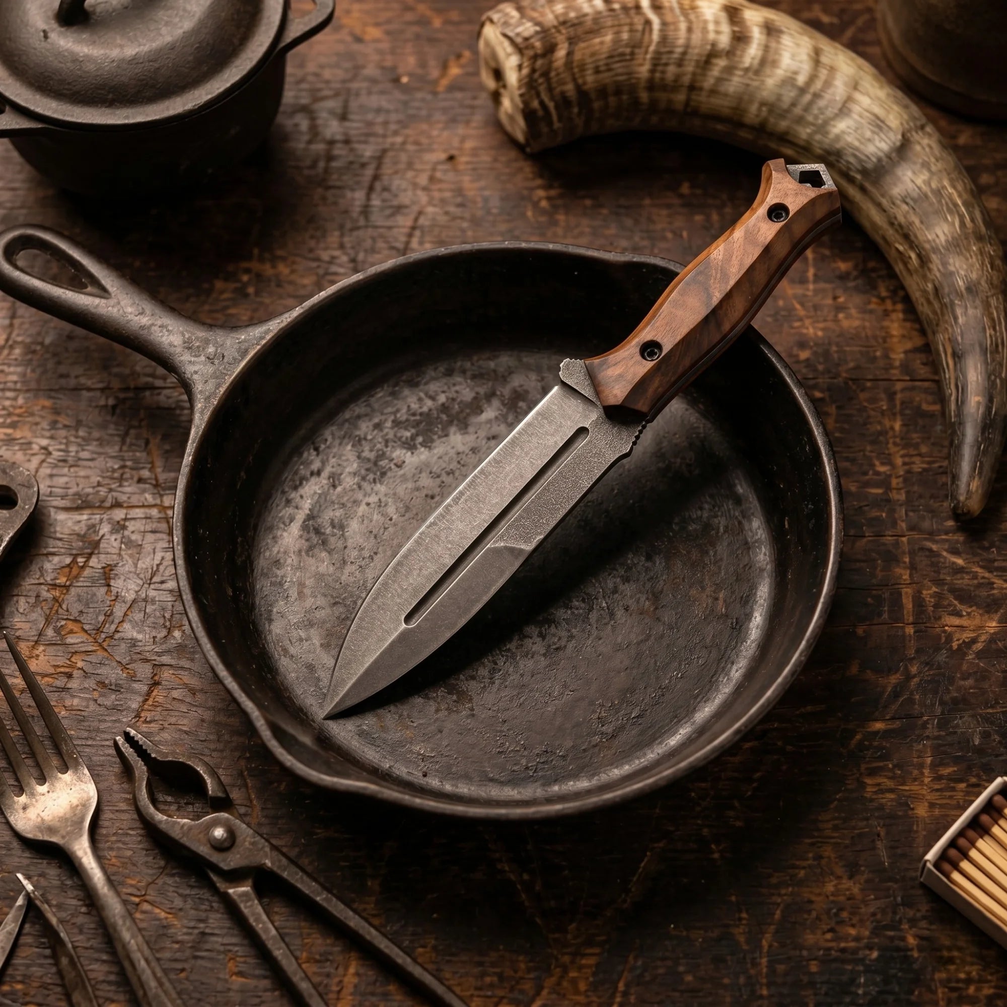 Saltuk Oluklu Bushcraft Bıçağı