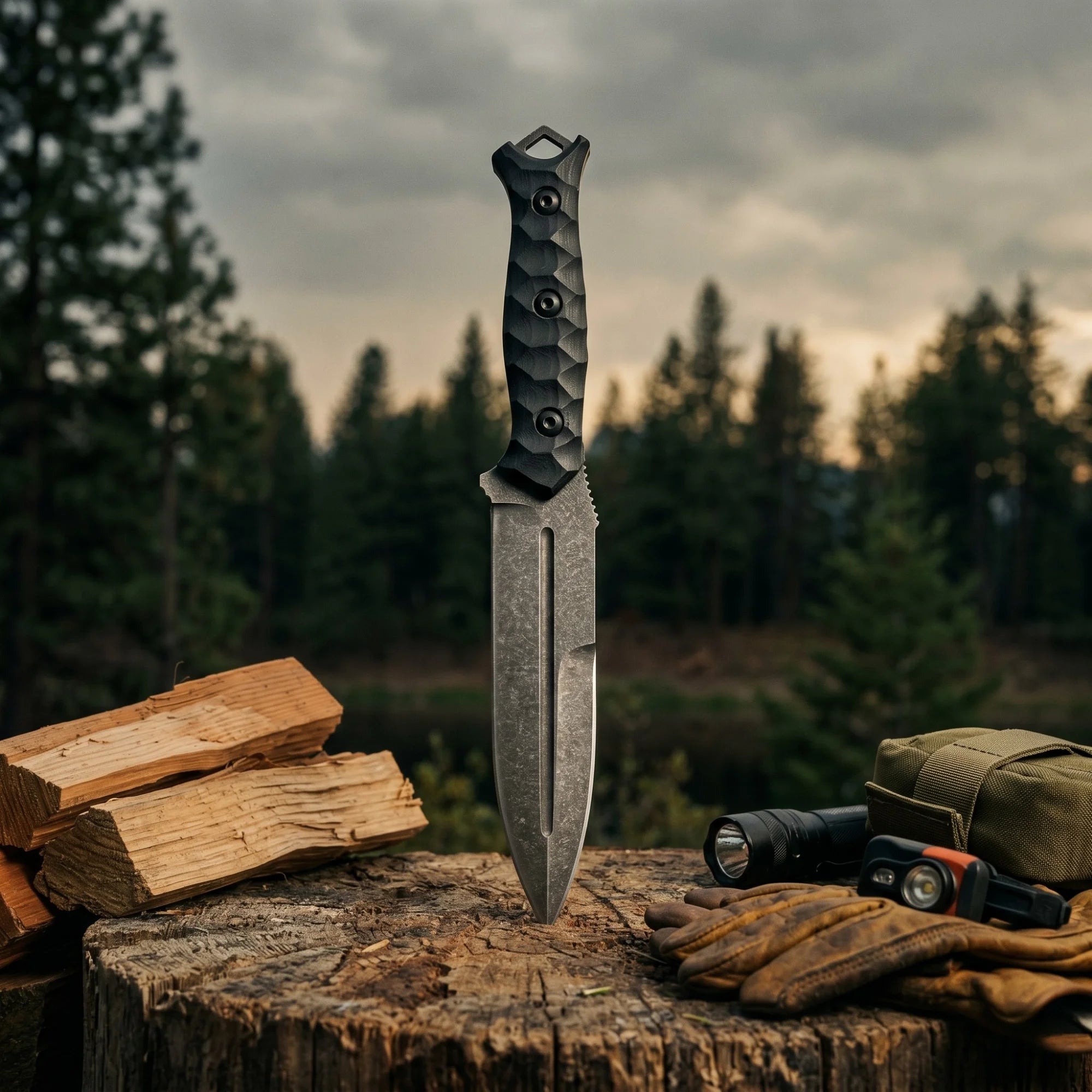 Saltuk Oluklu Bushcraft Bıçağı