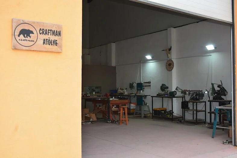 Craftman Atölye'nin Erzincan organize sanayi bölgesindeki üretim tesisi, iç görünüm