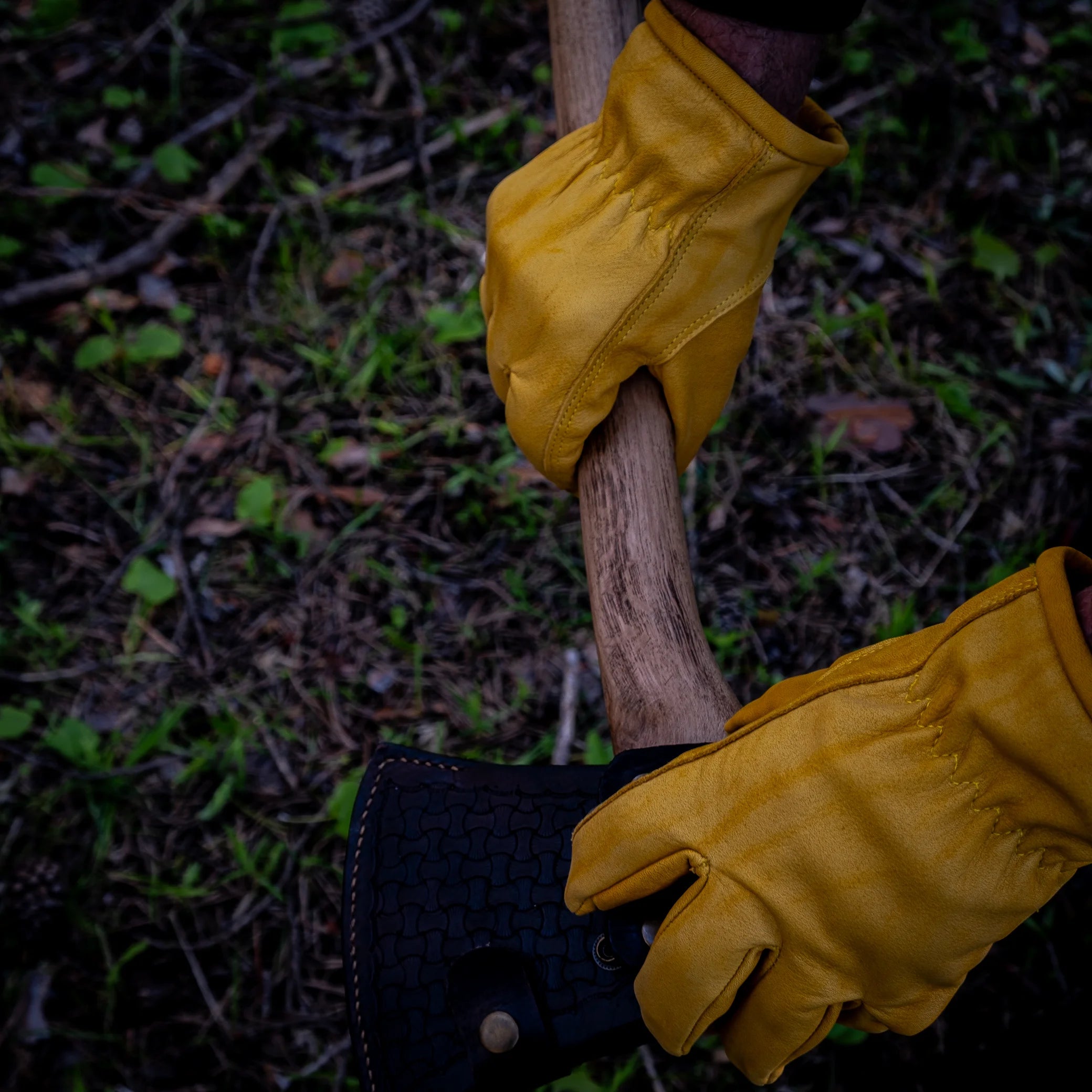 Deri Bushcraft Eldiven