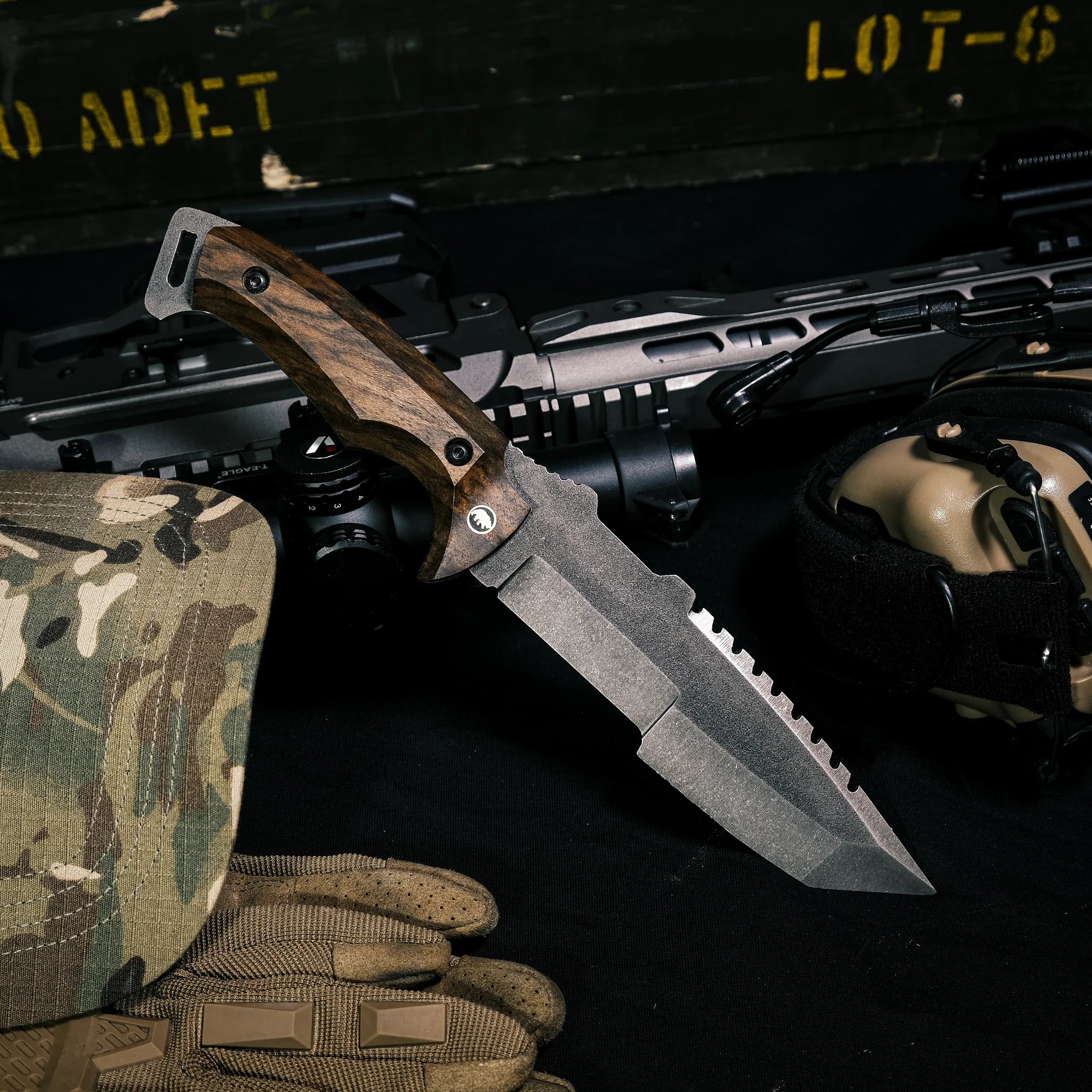 Harzemşah Çift Ağız Bushcraft Bıçağı