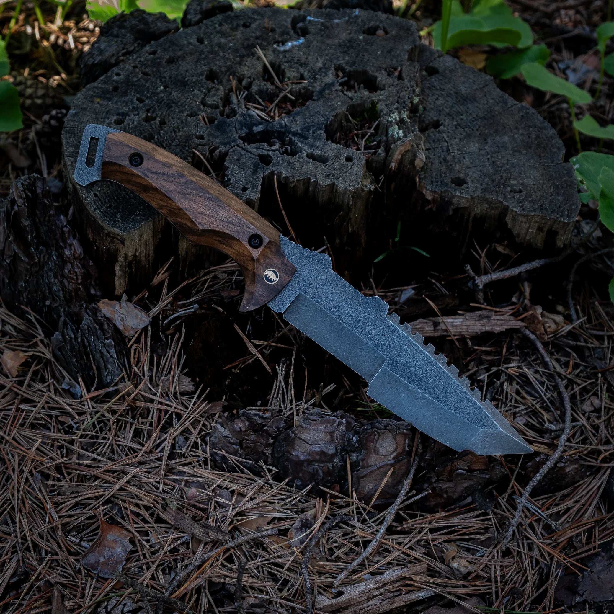 Harzemşah Çift Ağız Bushcraft Bıçağı