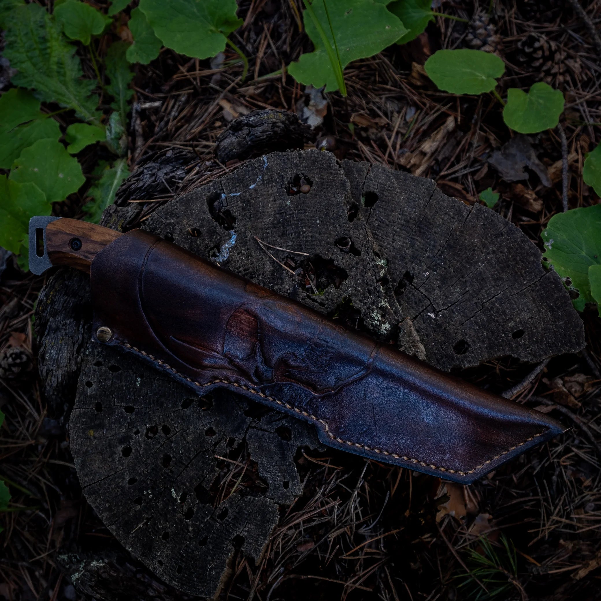 Harzemşah Çift Ağız Bushcraft Bıçağı