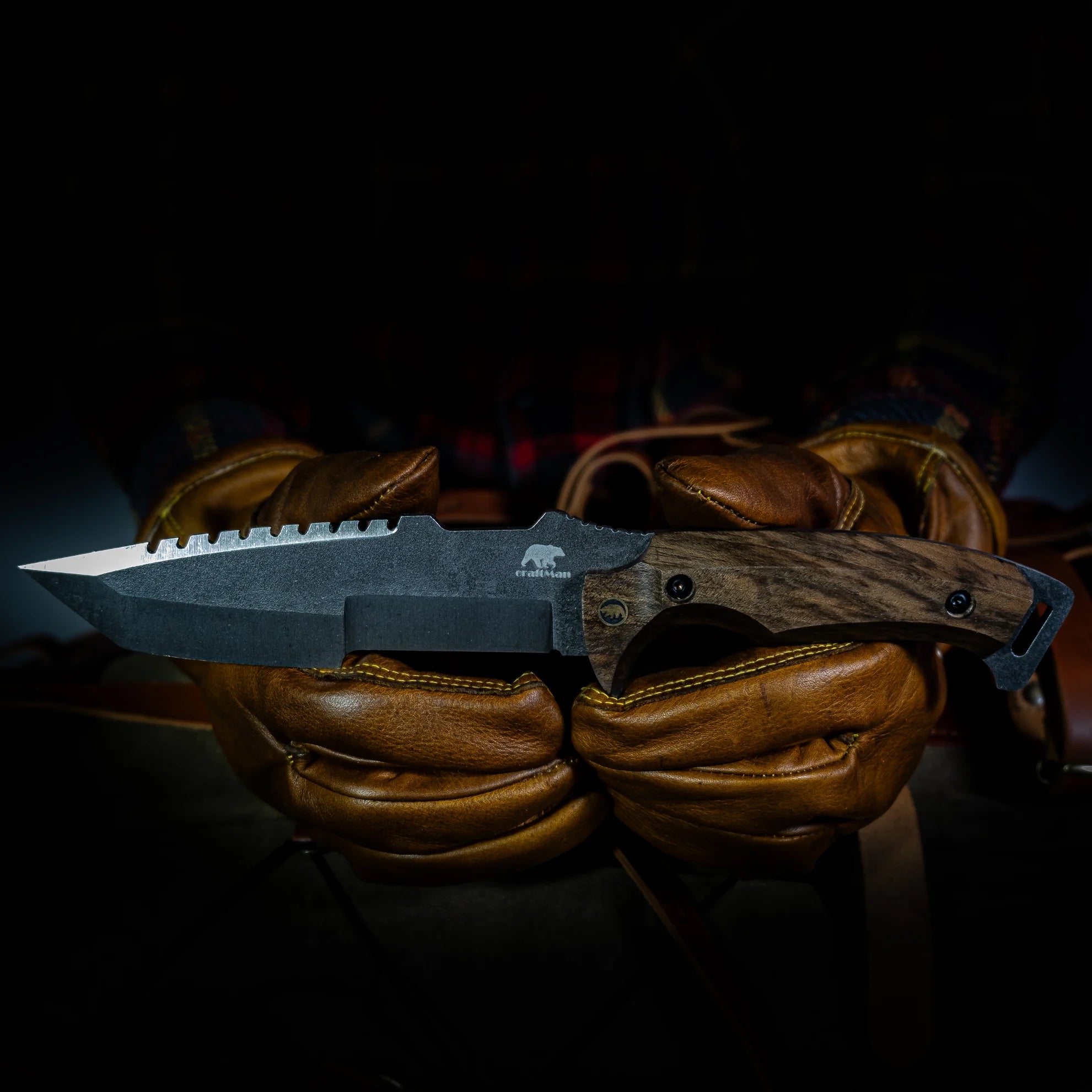 Harzemşah Çift Ağız Bushcraft Bıçağı