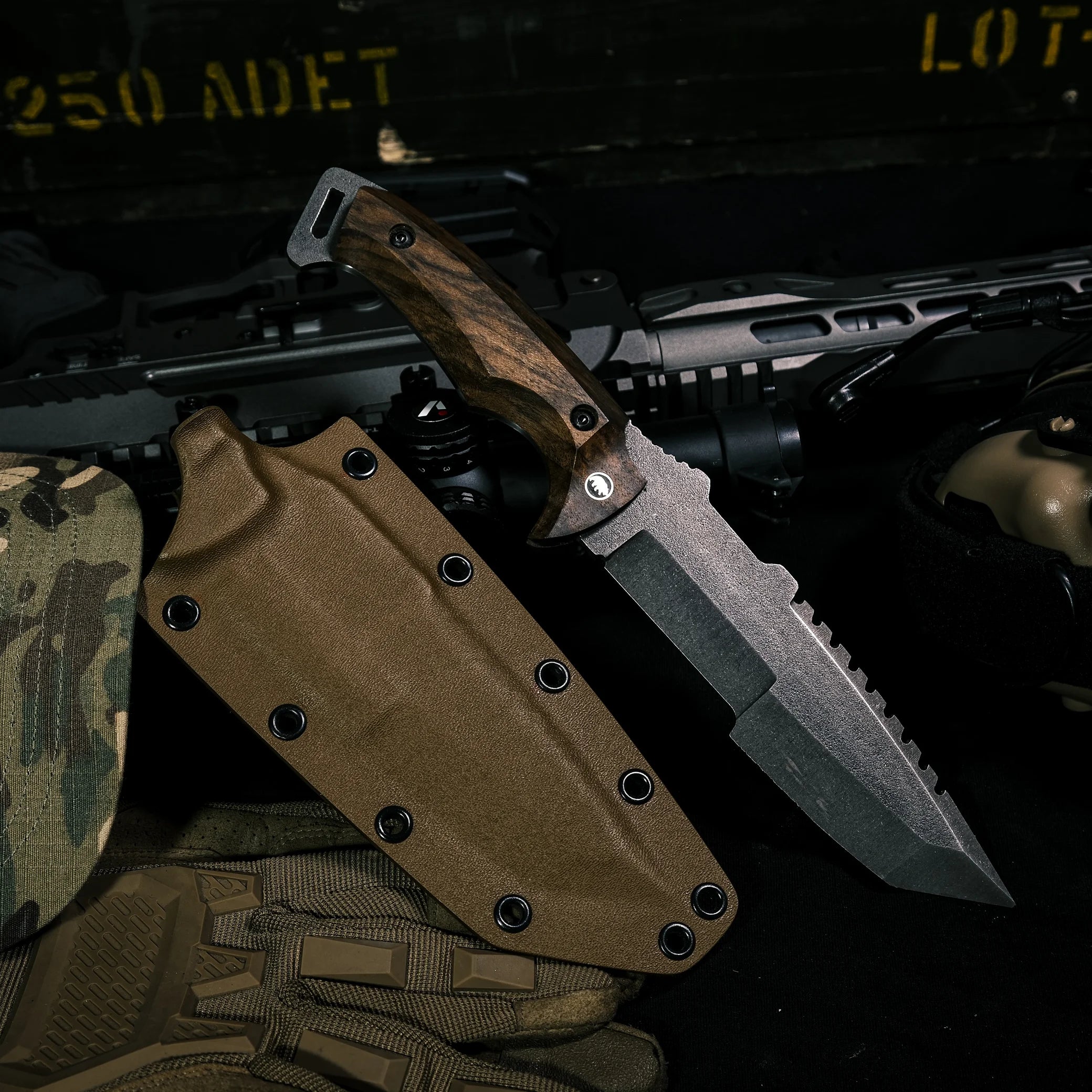 Harzemşah Çift Ağız Bushcraft Bıçağı
