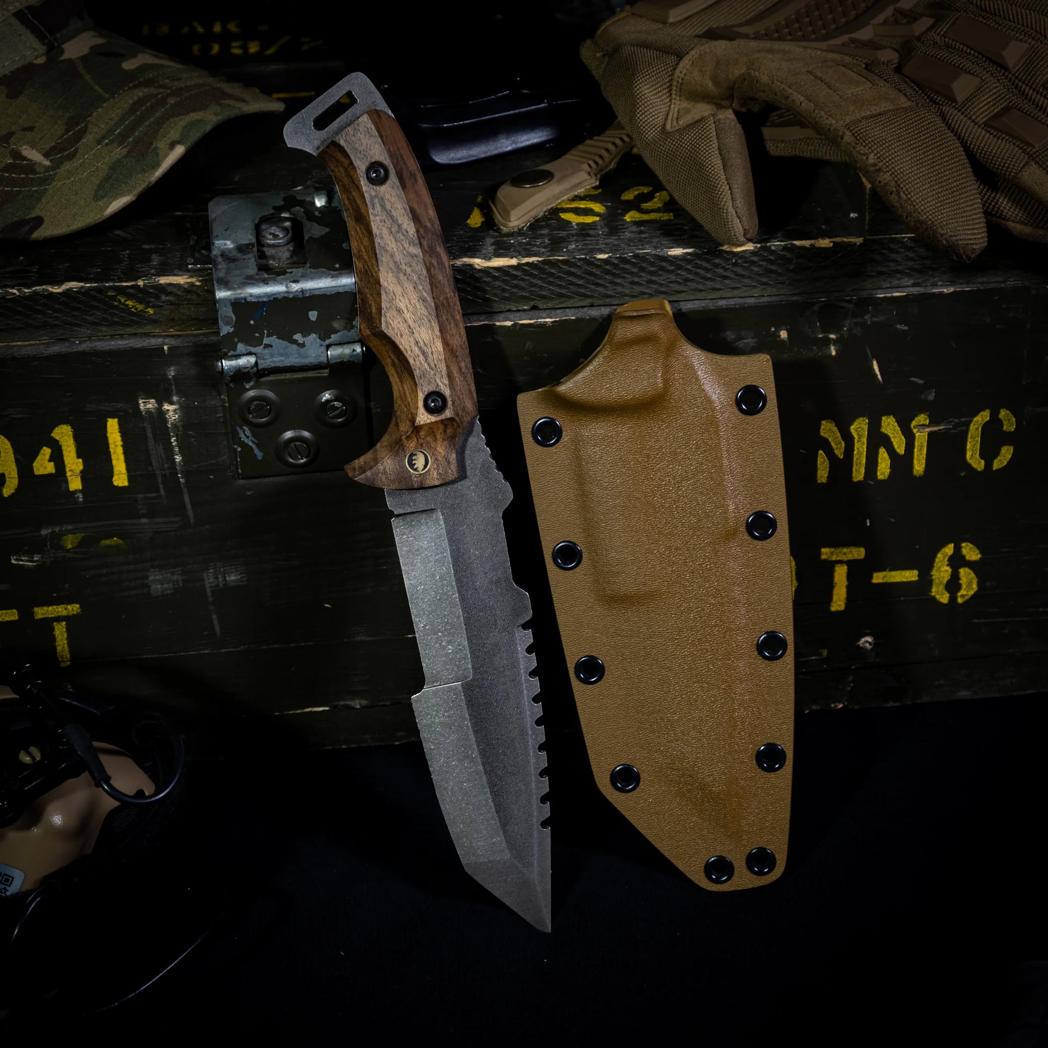 Harzemşah Çift Ağız Bushcraft Bıçağı