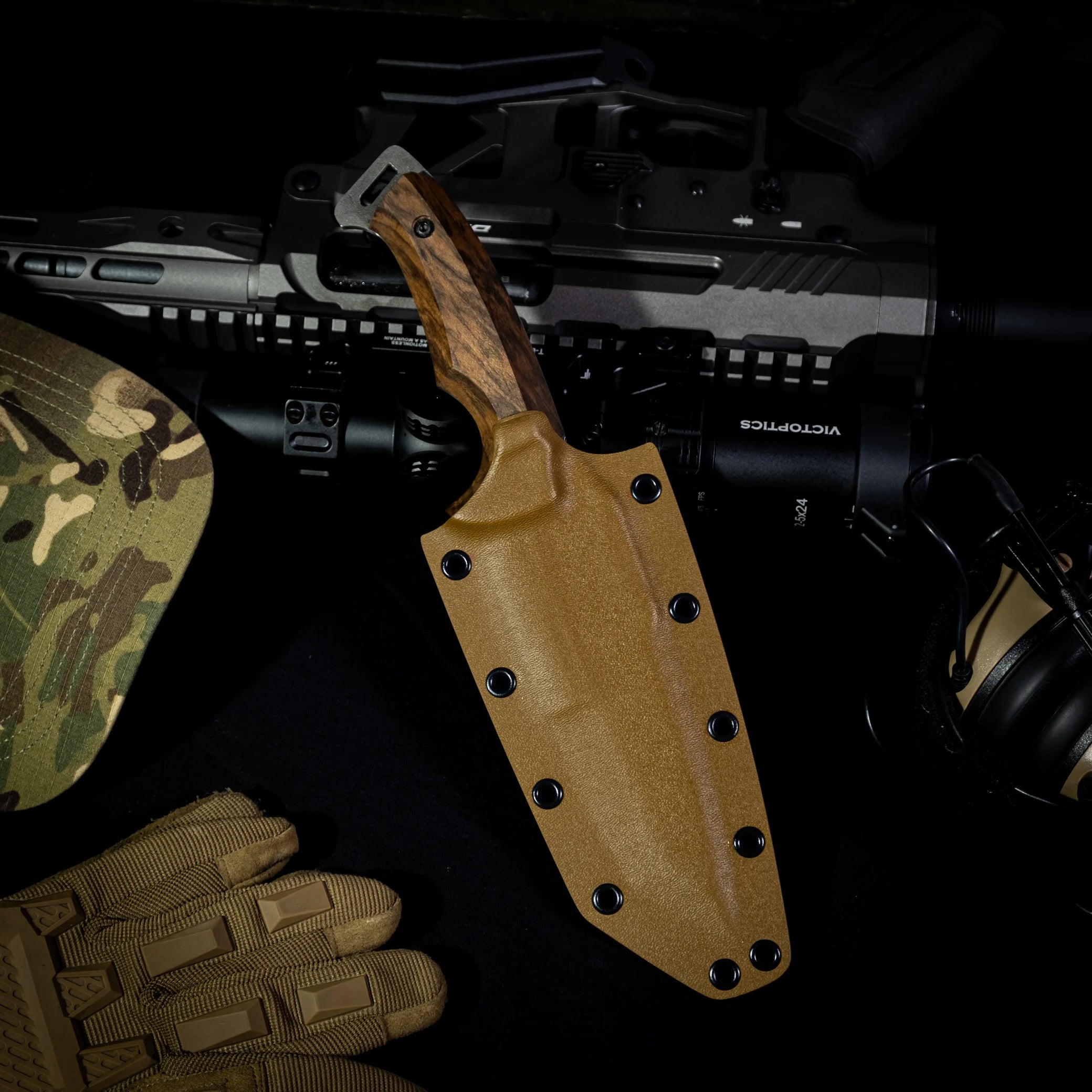 Harzemşah Çift Ağız Bushcraft Bıçağı