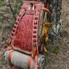 El Yapımı Deri Bushcraft Kamp Sırt Çantası